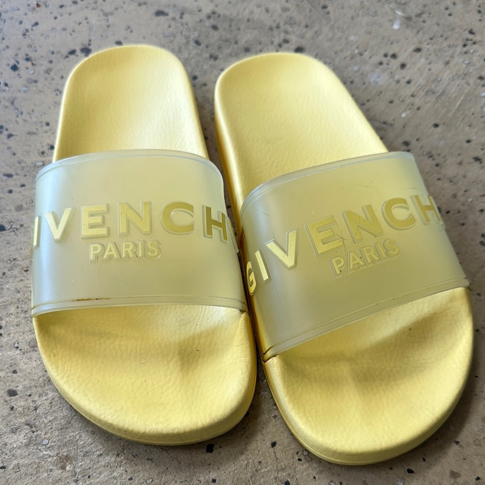Givenchy Sunny Yellow Slides